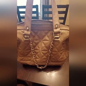 New Charming Charlie quilted satchel